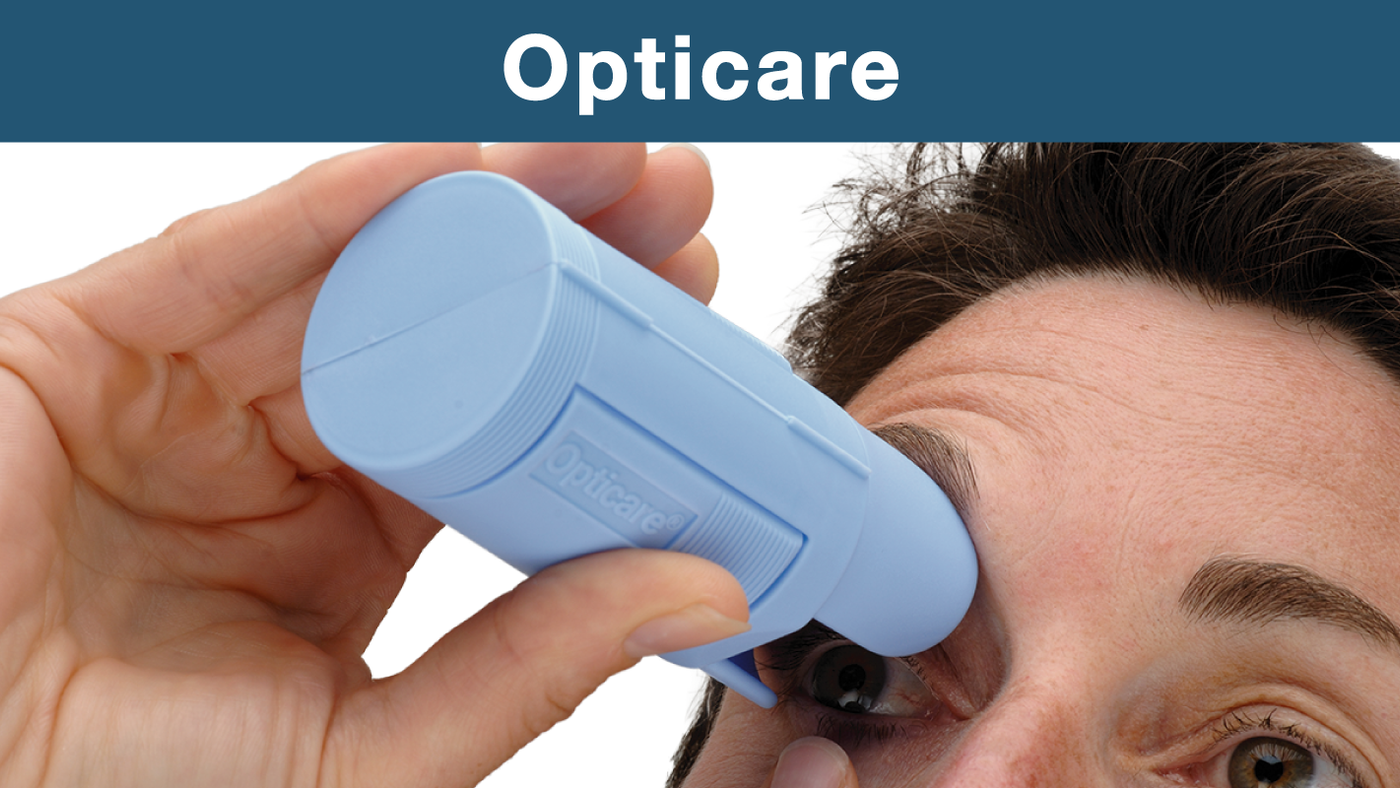 video of how to use opticare eye drop aid