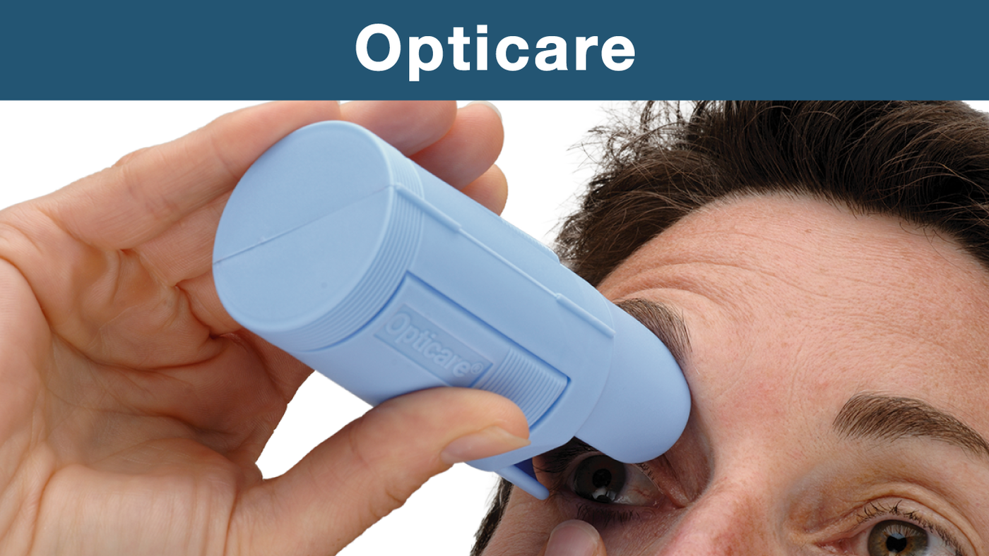 video of how to use opticare eye drop aid 