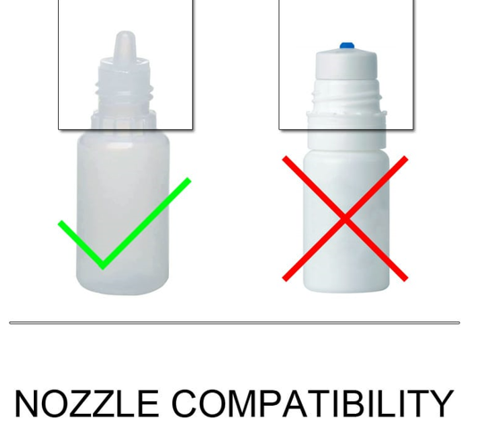 bottle shape that works with Opticare eye drop dispensers